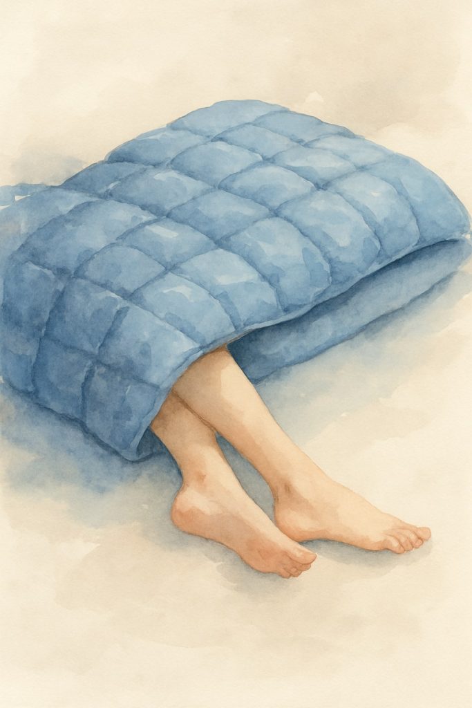 پتوهای سنگین (Weighted Blankets) برای سندرم پاهای بی قرار